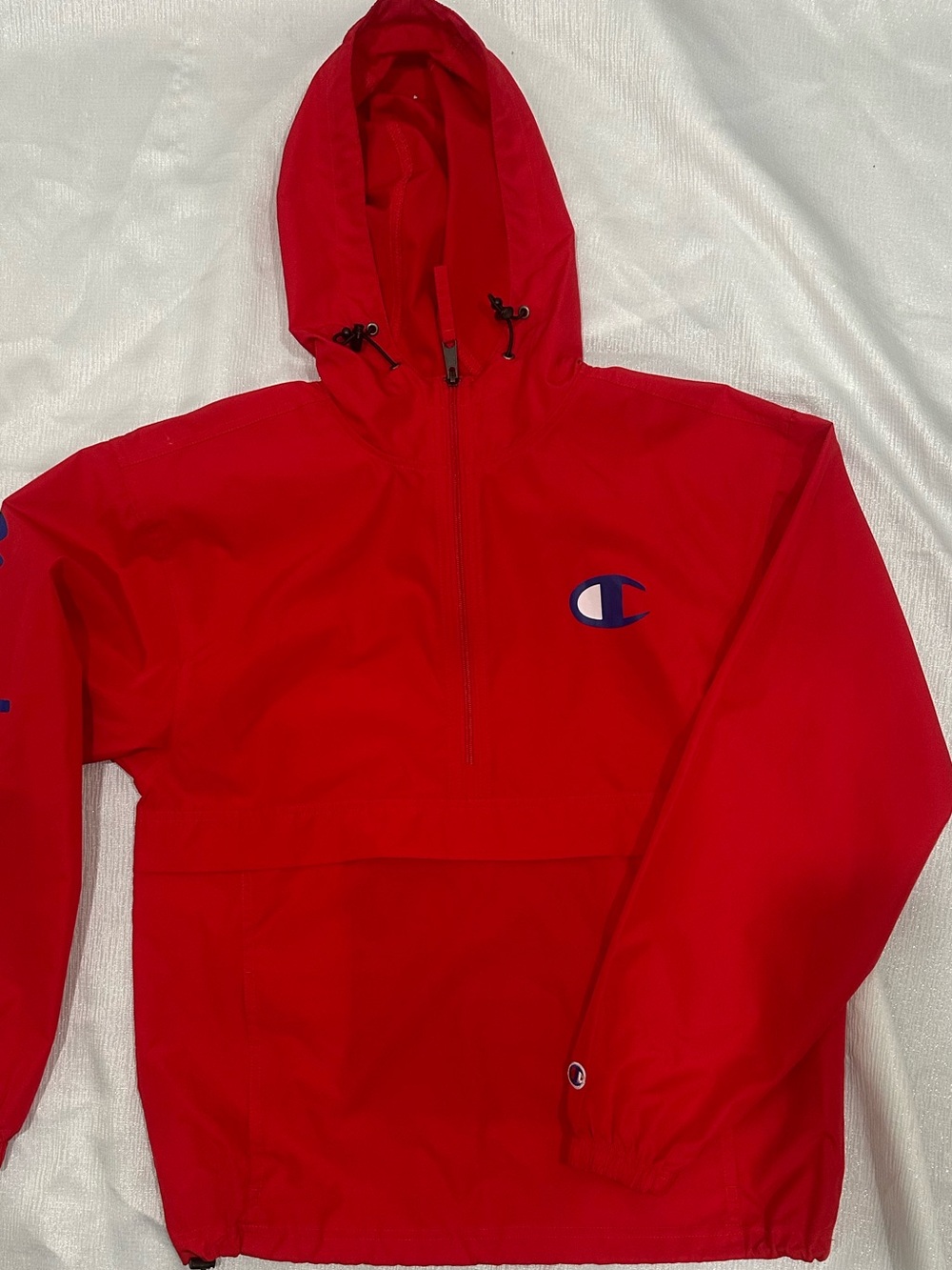 Champion Man’s Red Pullover Hoodie Jacket..Small